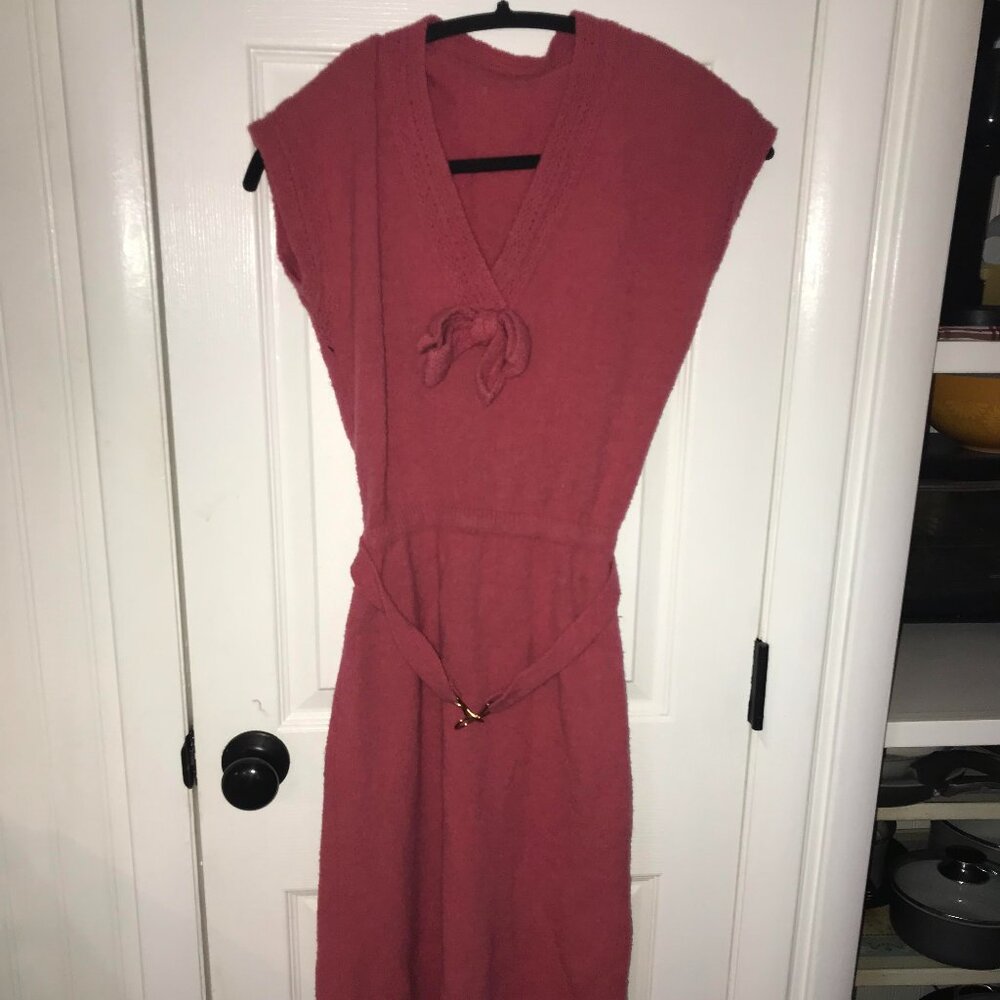 Vintage pink 1960s dress small